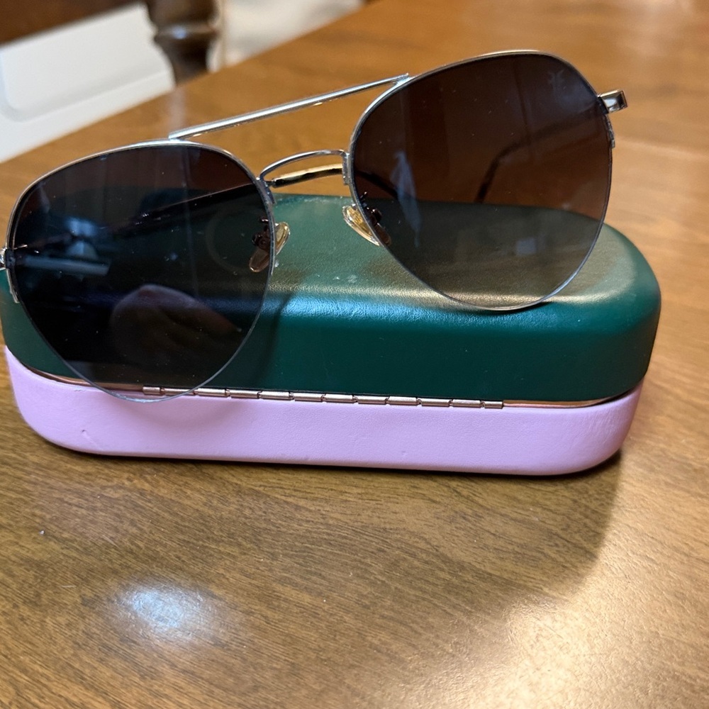 Aviator Sunglasses with Dark Smoke Lenses - Picture 7 of 10
